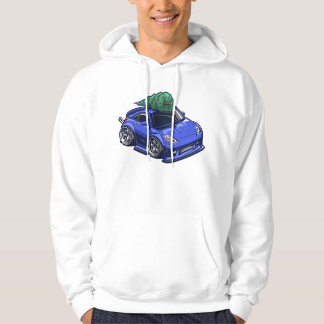 Veste À Capuche Nissan 350z Christmas Tree Gift (Devant)