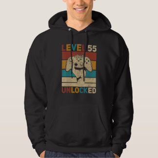 Veste À Capuche Niveau 55 Déverrouillé 55e anniversaire 55 ans Jou