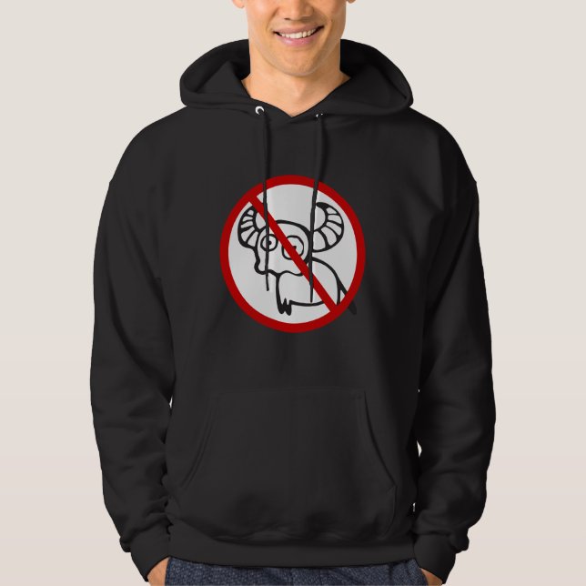 Veste À Capuche NO Bison d'eau ⚠ drôle Asiatique signes thaïlandai (Devant)