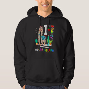 Veste À Capuche No Prob Llama 1ère Année Retour À L'École Fille Ll