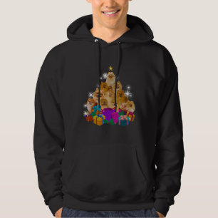Veste À Capuche Noël de Chien Poméranie Noël de Noël de Joyeux Noë