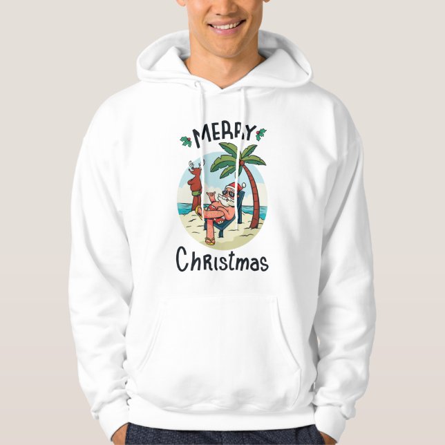 Veste À Capuche Noël en juillet (Devant)