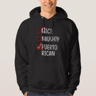 Veste À Capuche Noël Père Noël Xmas  Sympa Mauvais Porto Rico