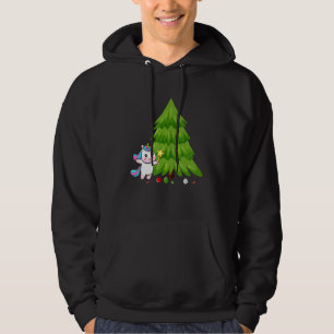 Veste À Capuche Noël Unicorne Arbre animal animal animal animal an
