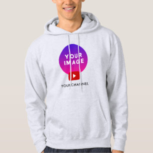 Veste À Capuche Nom De Chaîne Youtube Personnalisé Et Cendres D'Im
