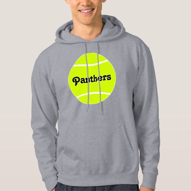 Veste À Capuche Nom de l'équipe de tennis personnalisée ou nom du  (Devant)