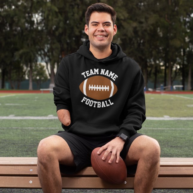 Veste À Capuche Nom, nom et numéro de l'équipe de football personn (Créateur téléchargé)