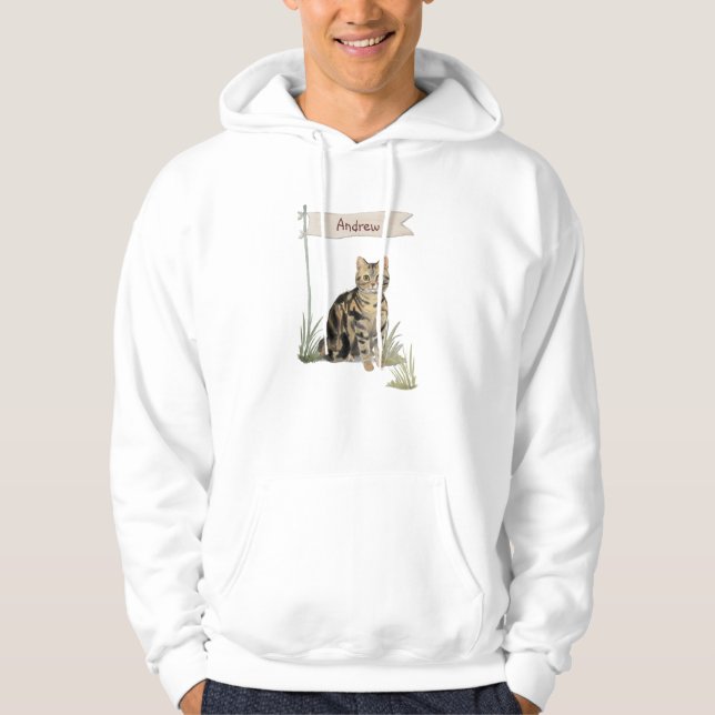Veste À Capuche Nom personnalisé Tablet PC (Devant)