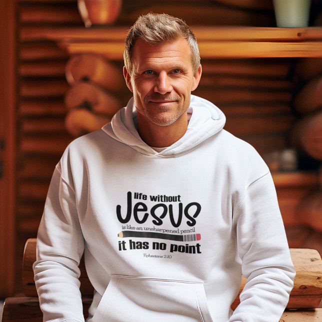 Veste À Capuche NON, JÉSUS ? NON ! Citation de la foi chrétienne m (Créateur téléchargé)