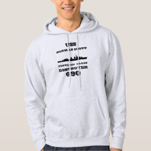 VESTE À CAPUCHE NORMAND SCOTT (DD-690) D'USS