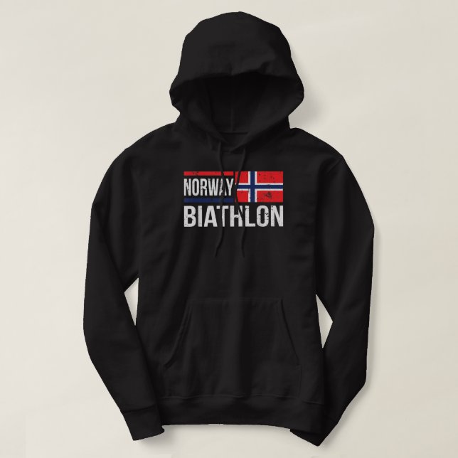 Veste À Capuche Norvège Biathlon Cible Ski de tir Concours (Design devant)