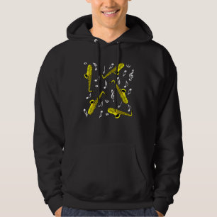 Veste À Capuche Notes de musique saxophone