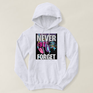 Veste À Capuche N'oubliez jamais l'Art Imprimé Rétro des 90s