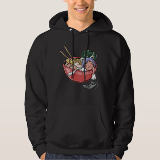 Veste À Capuche Nouilles de Ramen mignonnes de Gamer de chat