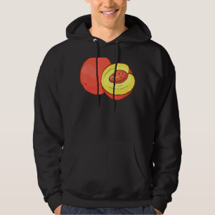 Veste À Capuche Nourriture végane végétarienne Ppeach