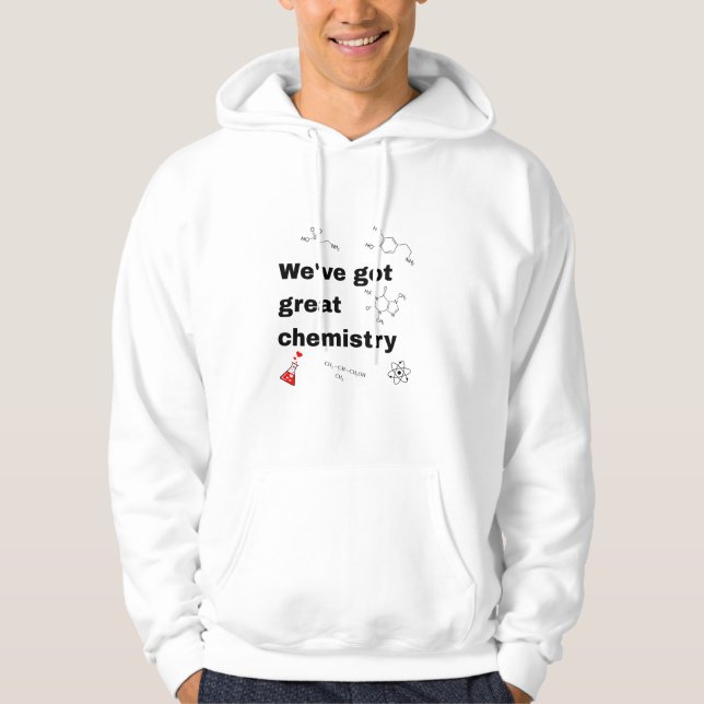 Veste À Capuche Nous avons une bonne chimie (Devant)