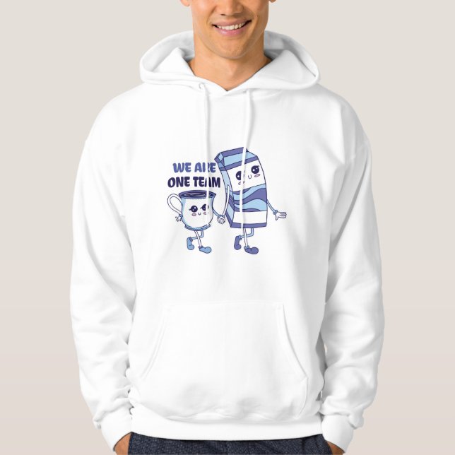 Veste À Capuche Nous sommes une équipe (Devant)