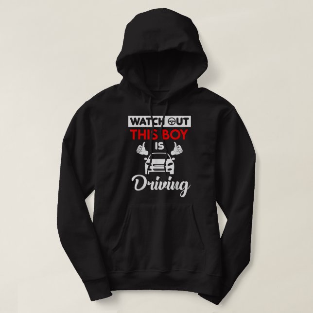 Veste À Capuche Nouveaux cadeaux de conducteur amusant pour les fi (Design devant)