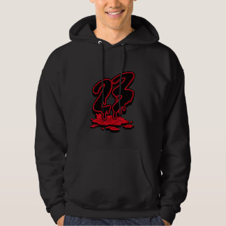 Veste À Capuche Numéro 23 Basket à goutte Match 4 Tonnerre rouge