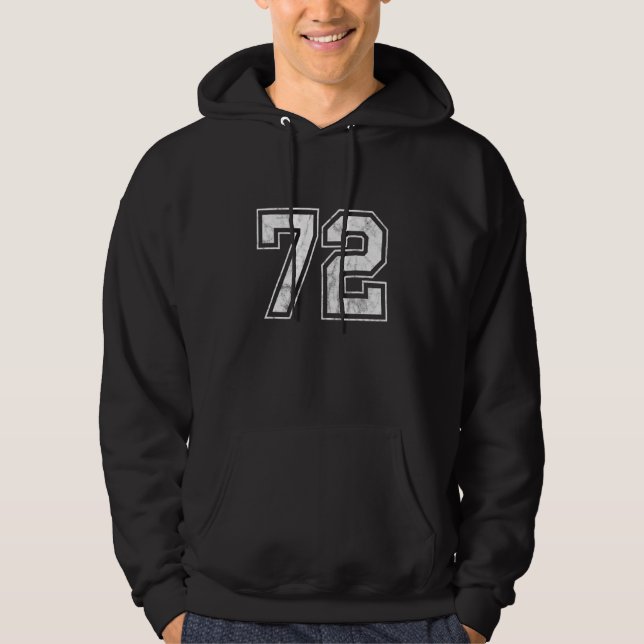 Veste À Capuche Numéro 72 (Devant)
