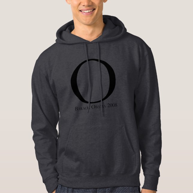 Veste À Capuche O : Obama pour le Président T-shirt (Devant)