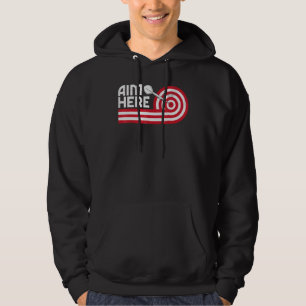 Veste À Capuche Objectif Ici Darts Joueurs Bullseye cible Da de ti