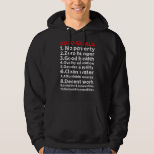Veste À Capuche Objectifs 2030 Innovative Visionary Motivational I
