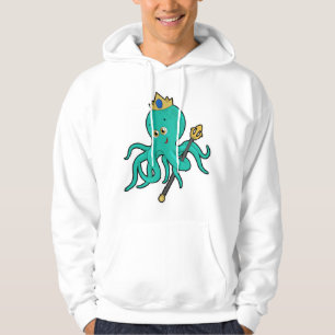 Veste À Capuche Octopus comme roi avec Trident