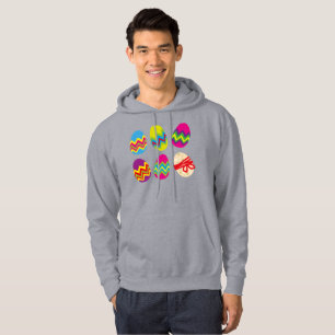 Veste À Capuche oeufs de pâques colorés