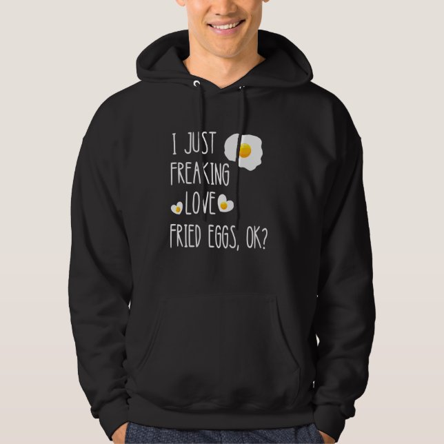 Veste À Capuche Oeufs Frifs Petit-Déjeuner Oeufs Oeufs Jaune OEufs (Devant)