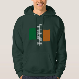 Veste À Capuche Ogham texte "Irlande"