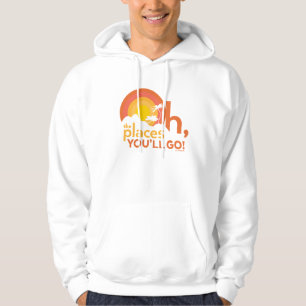 Veste À Capuche Oh, les endroits où tu iras ! Typographie de paysa