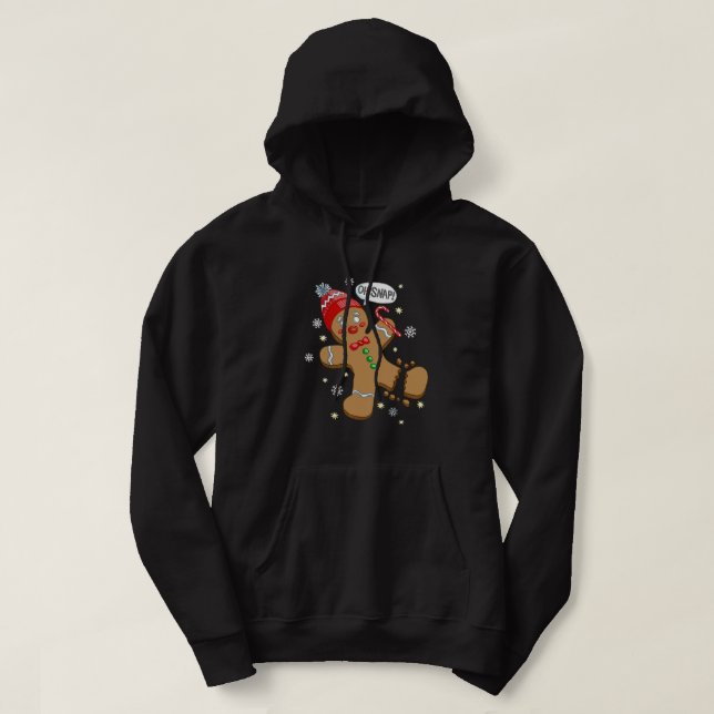 Veste À Capuche Oh Snap Gingerbread Cookie Man Costume équipe de c (Design devant)