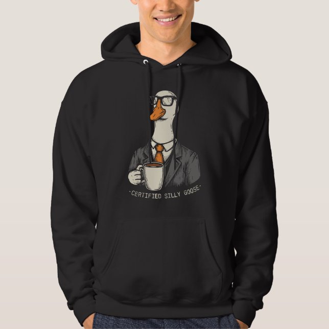 Veste À Capuche Oie bête certifiée (Devant)