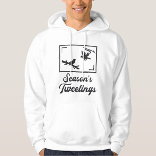 Veste À Capuche Oiseaux observer la saison Tweeting Oiseaux Watche