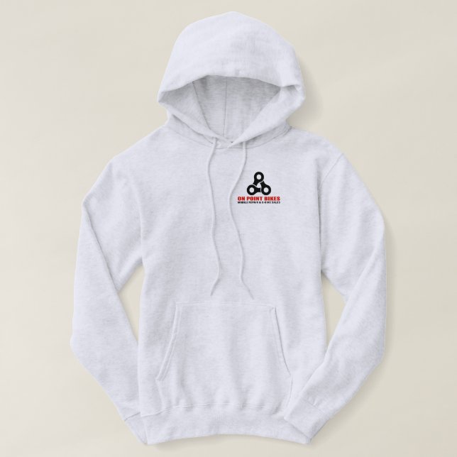 Veste À Capuche On Point Bikes Mens Custom Hoodie (Design devant)