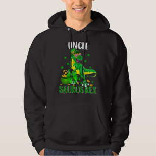 Veste À Capuche Oncle Saurus Rex St Patrick S Day Leprechaun Dinos