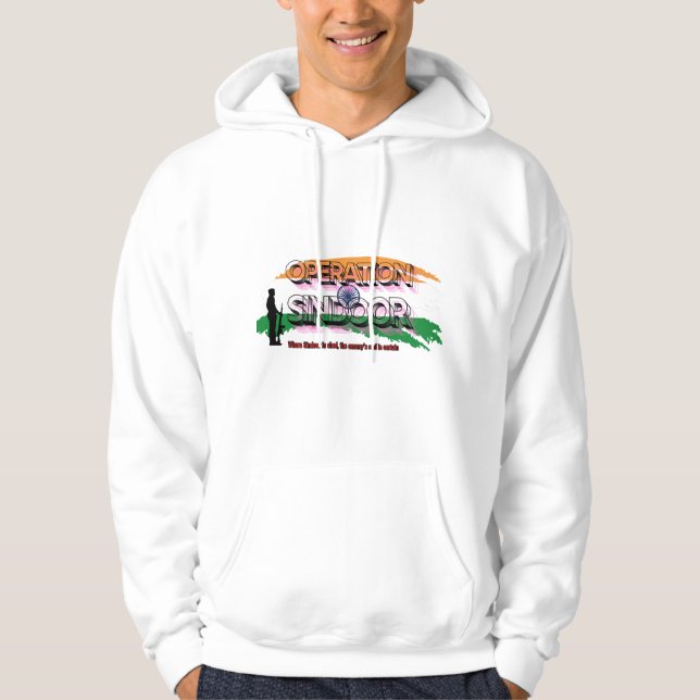 Veste À Capuche OpérationSindoor (Devant)