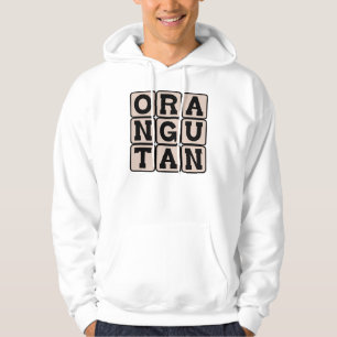 Veste À Capuche Orang-outan, grand singe d'Asie