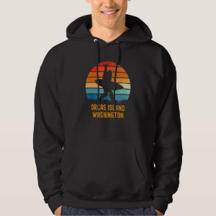 Veste À Capuche Orcas Island Washington Sasquatch Souvenir 1