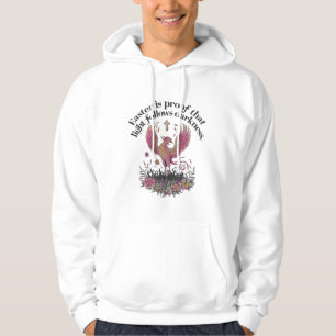 Veste À Capuche Oreiller à lancer léger de Pâques - Devis d'espoir