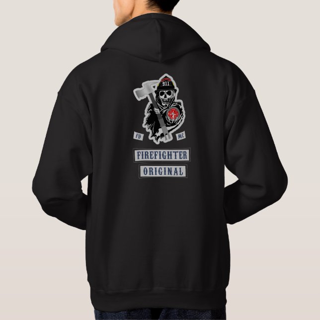 Veste À Capuche Original de sapeur-pompier ! (Dos)