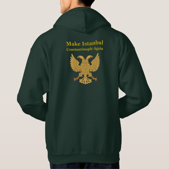Veste À Capuche Orthodoxe Christian Byzantium Cadeau (Dos)