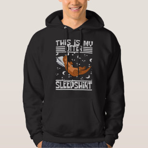 Veste À Capuche Otter Louter Dormir Louter Louter Mer Drôle Otter