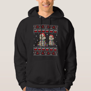 Veste À Capuche Otter Vilain Chandail de Noël Jeu de Noël Lumières