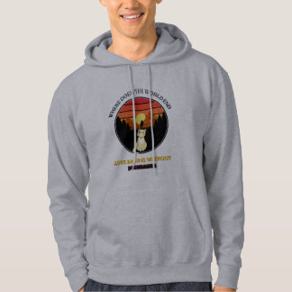 Veste À Capuche Où le monde se termine | T-shirt Rétro Chouette Ch