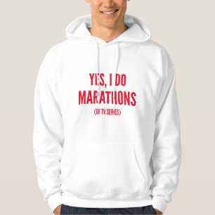 Veste À Capuche Oui, je fais des marathons