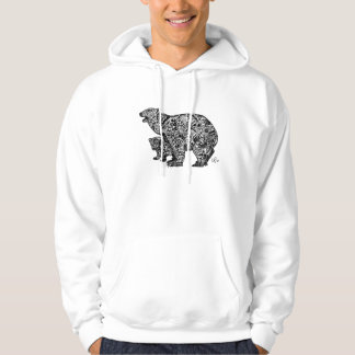Veste À Capuche Ours blanc exprimé