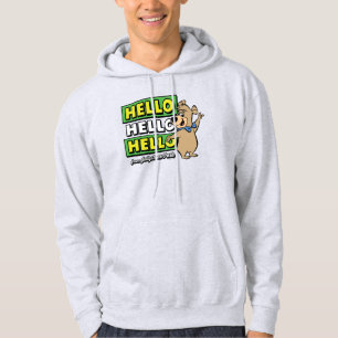 Veste À Capuche Ours Boo Boo Bonjour Bonjour Bonjour De Jellystone