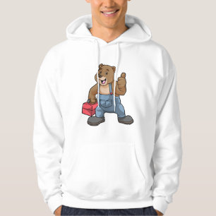 Veste À Capuche Ours comme artisan avec boîte à outils